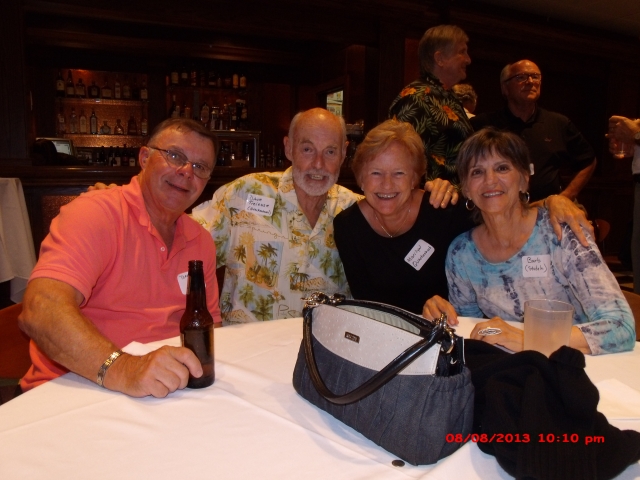 More Friday Night fun!  Terry Stodola, Dave Trelease (Marilyns husband) Marilyn Else, and Barb Gilbertson (Terrys main squeeze!) 
